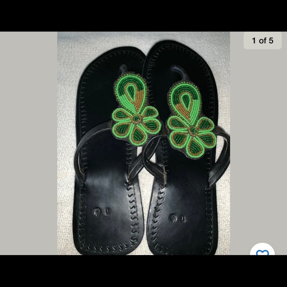 Handmade African Slippers - Picture 3 of 8